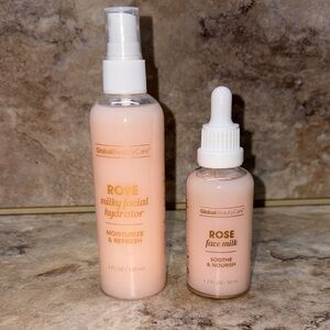 Global Beauty Care Rose Milky Facial Hydrator and Face Milk Set